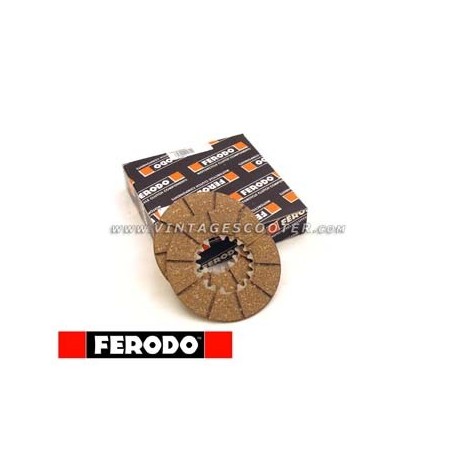 Disques embrayage garni x 2  Vespa /Acma 125 1950-53